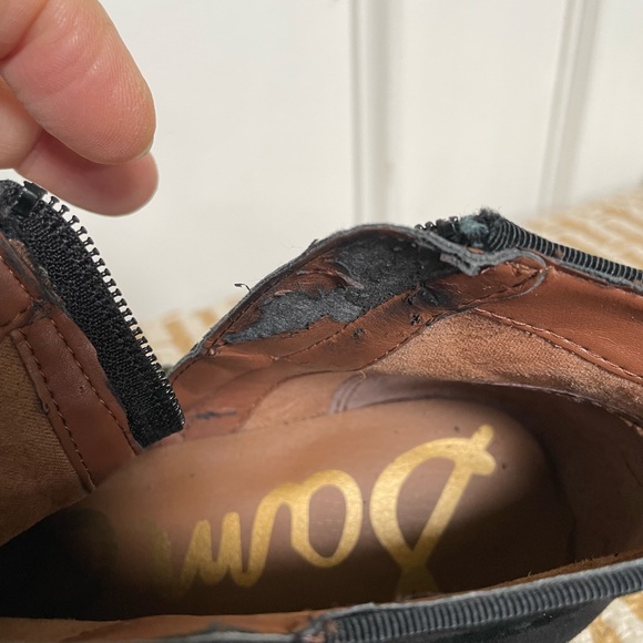 Sam Edelman Black Suede Ankle Booties - Picture 10 of 10